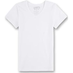 Sanetta Onderhemd voor jongens, wit (white 10), 128 cm
