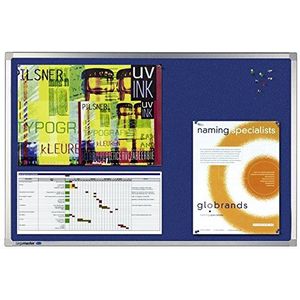 Legamaster 7-140543 Professional Pinboard Textiel, 90 x 60 cm, blauw