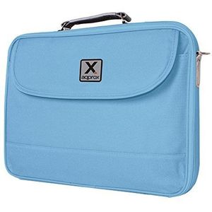 Ultra-beschermende nylon tas voor 43,2 cm notebook, lichtblauw.