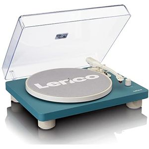 Lenco LS-50 - platenspeler met luidspreker - USB - riemaandrijving - voorversterker - 33, 45 en 78 rpm - auto-stop - vinyl naar MP3 - turquoise