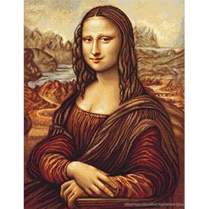 Luca-S Mona Lisa getelde kruissteek kit