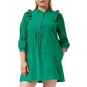 Louche Laury-babycord jurk voor dames, Groen, 40 NL