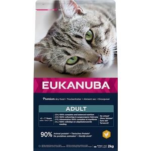 Eukanuba Kattenvoer Adult kip en lever (2 kg)