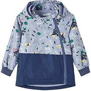 NAME IT Boy's NMMMOONS Jacket Color Block Jacket, Eventide, 104, Eventide., 110 cm