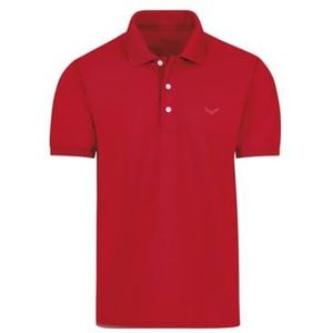 Trigema Poloshirt voor heren, piqué-kwaliteit, rood (kersen), 5XL