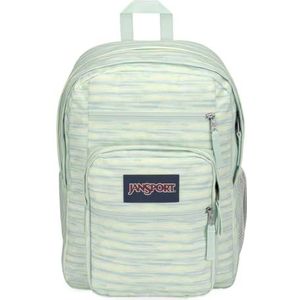 JanSport Big Student, Grote Rugzak, 34 L, 43 x 33 x 25 cm, 15in laptop compartment, Space Dye Fresh Mint