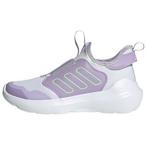 adidas Uniseks-Kind TENSAUR COMFORT SHOES JUNIOR, ftwr white/lime burst/powder plum, 35 1/2 EU