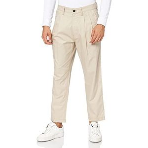 G-STAR RAW Heren Bronson geplooid Relaxed Tapered Chino Jeans, Beige (Dk Baksteen 9405-1214), 30W x 32L