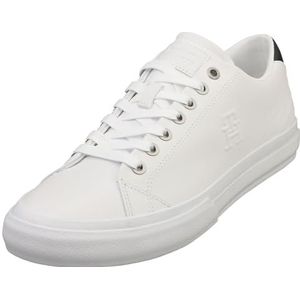 Tommy Hilfiger Heren Trainers Schoenen, Wit, 44 EU