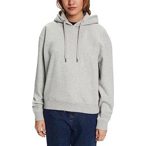ESPRIT Gerecycled: oversized hoodie, lichtgrijs, S