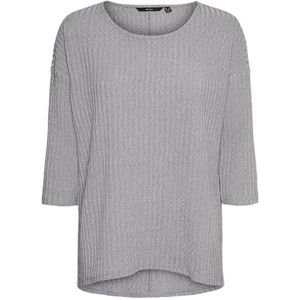 VERO MODA VMBRITT 3/4 TOP GA JRS Boo, lichtgrijs gem., M