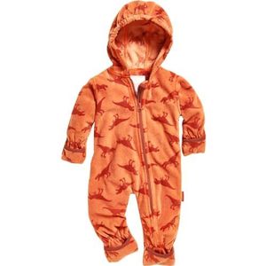 Playshoes Unisex Kids Fleece Jumpsuit Jumpsuit, Dinos, 80, Dinos, 80 cm