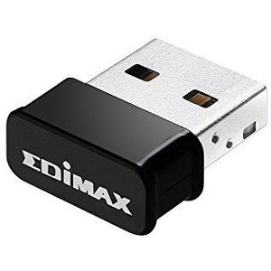 Edimax EW-7822ULC AC1200 Dual Band MU-MIMO Nano USB-adapter, zwart