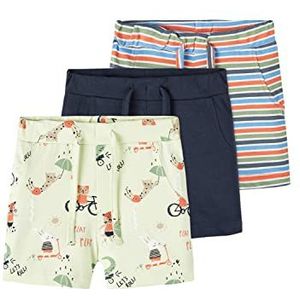 NAME IT Baby Boys NBMFORIS 3P Shorts, Bright White, 68, wit (bright white), 68 cm