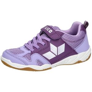 Lico Unisex Kids Sport Vs Indoor Sneakers, Paars wit, 38 EU
