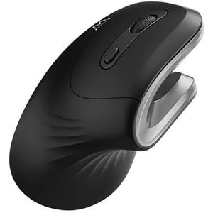 Ergonomische, verticale draadloze muis met ergonomisch design, 2,4 GHz, USB-poort, oplaadbare batterij. Geschikt voor: Kantoor en games.