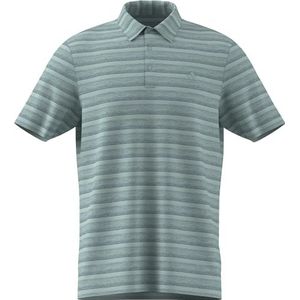 adidas Heren MENS TWO COLOR STRIPE POLO SHIRT, mint ton/semi flash aqua, L