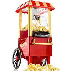 Gadgy Popcorn Machine | Klassieke Popcorn Maker | Hete Lucht, Vetvrij | 39 x 24 cm | 1200 watt