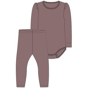 Name it baby Dames Nbfnigella Ls Slim Body/Legging Set, Twilight Mauve, Numeric_74, Twilight Mauve, numeric_74