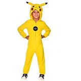 Amscan 9908885 Childs Unisex officiële Pokemon gelicentieerde Pikachu Fancy Dress Kostuum (8-10 jaar), geel