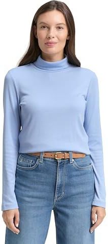 Tom Tailor - Turtleneck - Katoenmix - Slim Fit - Lange Mouwen