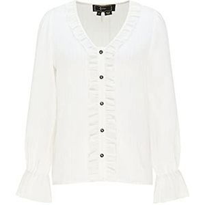 faina Dames hemdblouse, wit, M, wit, M