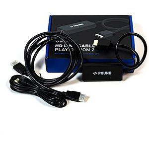 POUND HDMI HD Link Kabel - Compatibel met PS1 en PS2 - HDMI Kabel met RGB Display, 720p Resolutie, Plus Micro USB Kabel voor Stroomvoorziening
