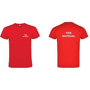 V Safety Fire Marshal T-Shirt - Rood - Large, Rood, L