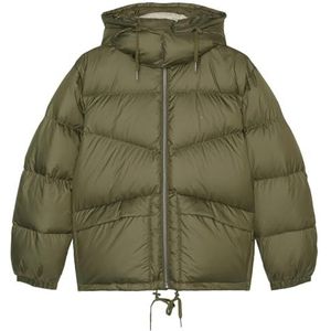Marc O'Polo Denim donsjack voor heren met afneembare capuchon, groen, L