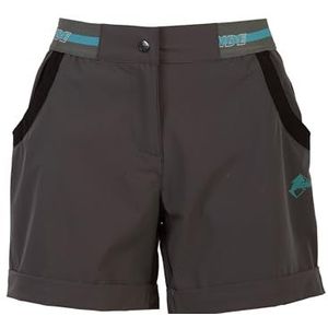 Ande W10004-X580 CORVARA Lady Shorts Dames Antraciet/VDE Aqua Maat 42 (Italië), Antraciet/Vde Acqua, 38 NL