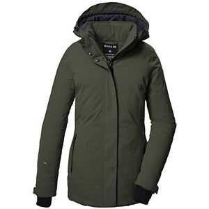 Dames - Winterjack - Olijfgroen - 100% Polyester - Waterdicht, Ademend