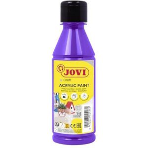 Jovi - Acrylverf 250ml, Violette Kleur, Hoge dekkracht, Gemakkelijk aan te brengen op elk oppervlak, Glutenvrij (68023)