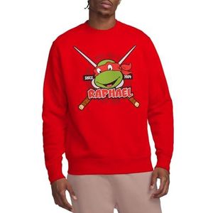 Teenage Mutant Ninja Turtles Tmnt Raphael Sinds 1984 Crew Sweatshirt, Rood, Medium, Rood, M