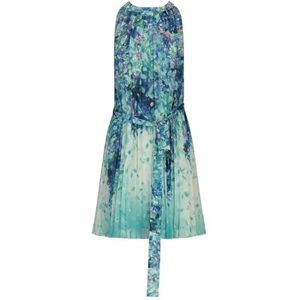 APART Fashion korte plisséjurk, koningsblauw-multicolor, 34