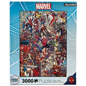 AQUARIUS Marvel Spider-Man Heroes Puzzel (3000-delige legpuzzel) - Officieel gelicentieerde Marvel Comics Merchandise & Collectibles - Glare Free - Precision Fit - 32 x 45 inch