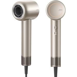 MOVA Shine 10-föhn, snel drogen met Moisture Care-tech, borstelloze motor met 110.000tpm, stil, plasma-ionisator, met concentrator, NTC 1000 t/s Thermo-bediening, voor thuis, in de salon en op reis