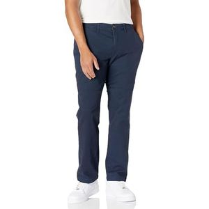 Amazon Essentials Men's Sportieve casual chinobroek met stretch (verkrijgbaar in grote en lange maten), Marineblauw, 32W / 28L