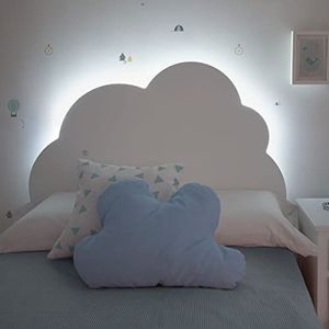 Bainba Hoofdbord voor kinderen, wolk, met licht (voor 105 matrassen)