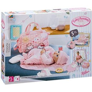 Zapf Creation 700730 Baby Annabell Active Wickeltasche Puppenzubehör, rosa, 5-teilig