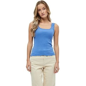 Peppercorn Dharma GOTS Vierkante Top | Blauwe Dames Tops | Lente Dames Tops | Maat XXL