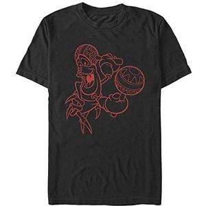 Disney The Little Mermaid - Sebeztian Front Unisex Crew neck T-Shirt Black 2XL