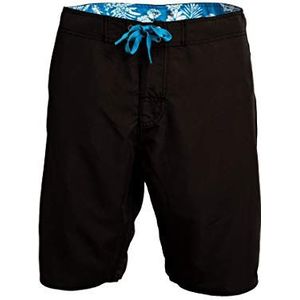 Panareha Heren Boardshorts van Gerecycled Polyester KUTA Zwart (46)