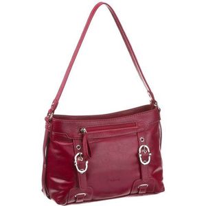 Gabor Bags Porto 5491, dames schoudertas, 29 x 12,5 x 21,5 cm, rood