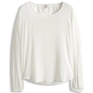 Esprit Regular Fit blouse voor dames van zijdeachtige viscose kwaliteit