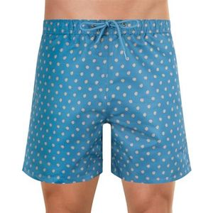 Eminence Chic with A Twist badpak voor heren, Blauwe vlekken, M