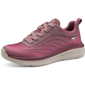 TAMARIS Comfort Low Cool Insole+Veg Sneakers voor dames, bordeaux, 37 EU, bordeaux, 37 EU