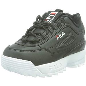 FILA Unisex Disruptor Kids Sneakers voor kinderen, zwart, 37 EU