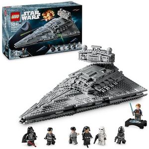 LEGO Star Wars Imperial Star Destroyer Bouwbaar Ruimteschip Speelgoed voor Kinderen met Darth Vader en Cal Kestis, A New Hope Cadeau voor Jongens, Meisjes en Fans 75394