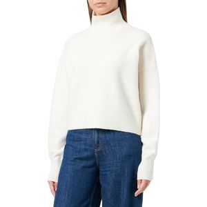HUGO Sissimia Gebreide sweater voor dames, Open White110, L