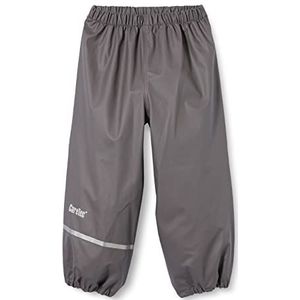 CareTec Unisex kinderregenbroek-Pu W/O fleece broek, Grijs (174), 122